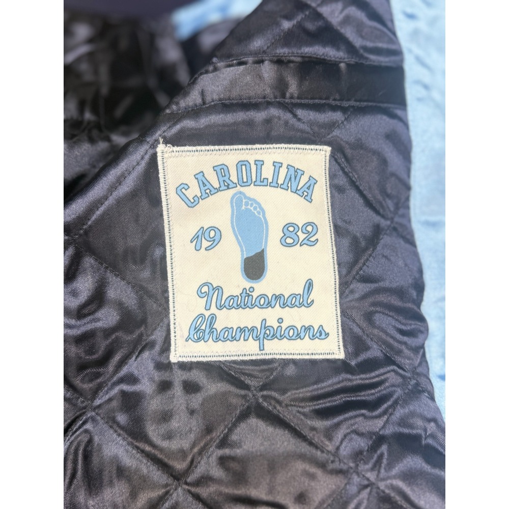 Mitchell & Ness College Vault North Carolina 1982 Champs Satin Jacket Size 3XL - Picture 11 of 12